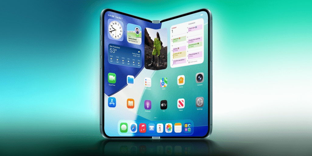 Складной iPhone станет первым смартфоном с подэкранной камерой на 24 Мп