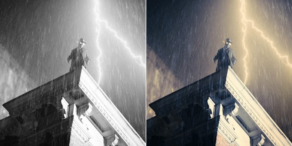 В Сети появились первые кадры сериала «Паук-Нуар» с Николасом Кейджем — чёрно-белые и в цвете