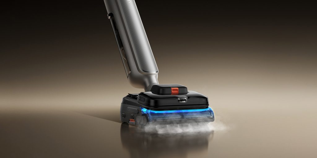 Xiaomi представила Mijia Floor Scrubber 5 Max — беспроводной пылесос на 28 000 Па с паровой очисткой