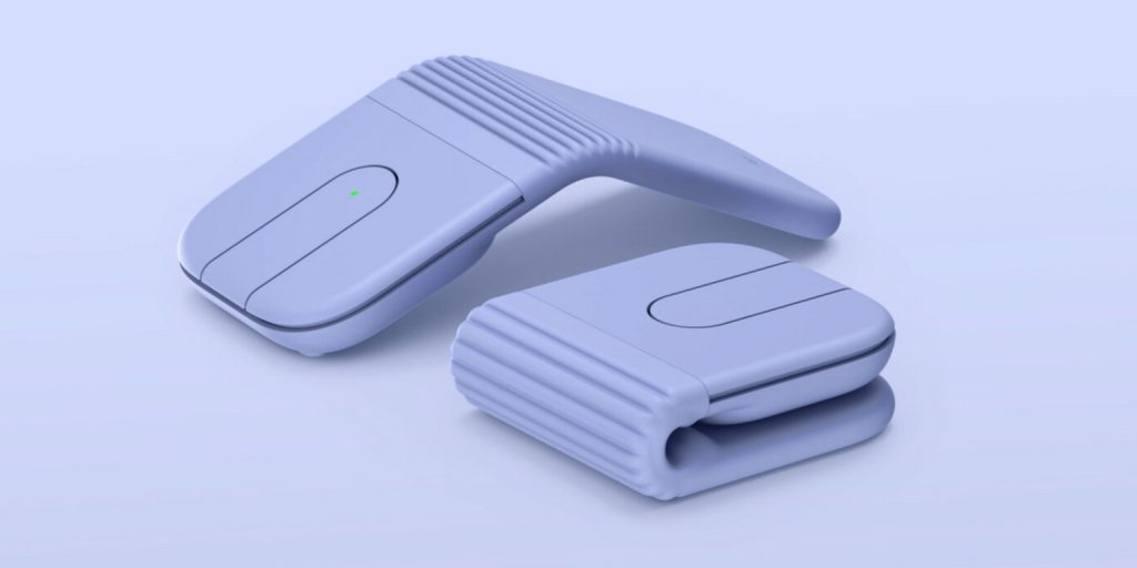 Logitech представила складную мышку Mobi Fold с сенсорной панелью