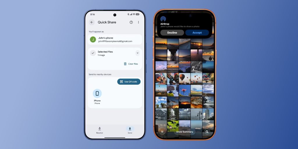 На смартфонах Xiaomi заработал встроенный AirDrop для отправки файлов на устройства Apple