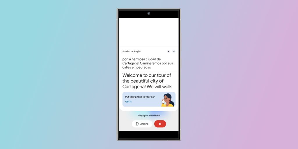 В «Google Переводчике» появился синхронный ИИ-переводчик — с поддержкой русского